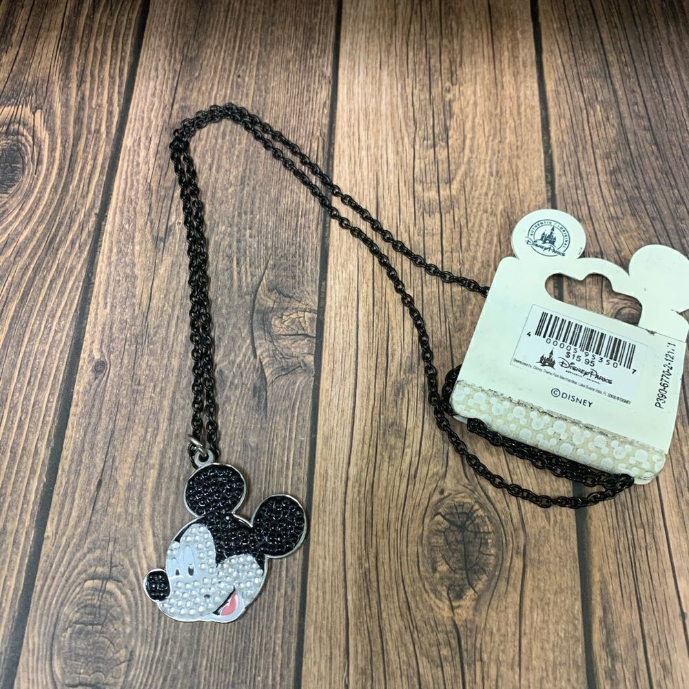 Disney Sparkle Mickey Necklace‎